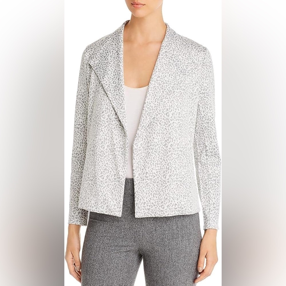 NIC + ZOE Leopard Print Cardigan Jacket